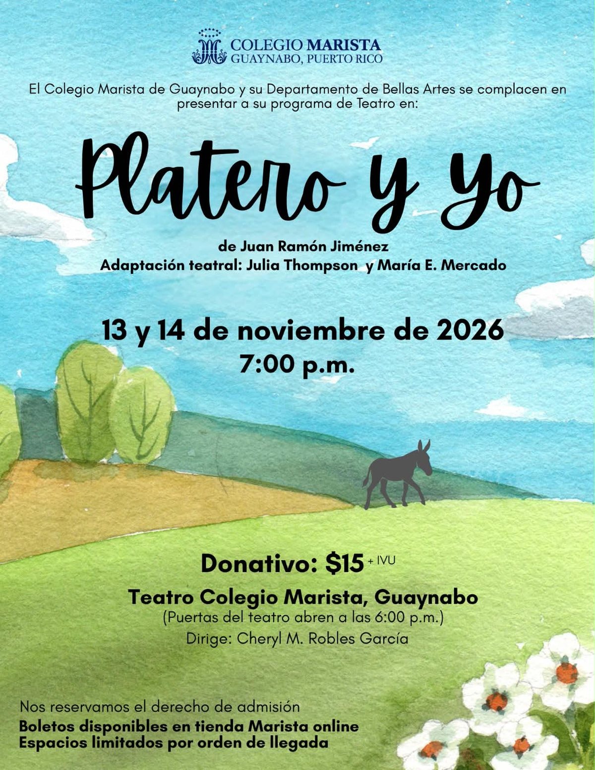 PLATERO Y YO - 13 de noviembre de 2026