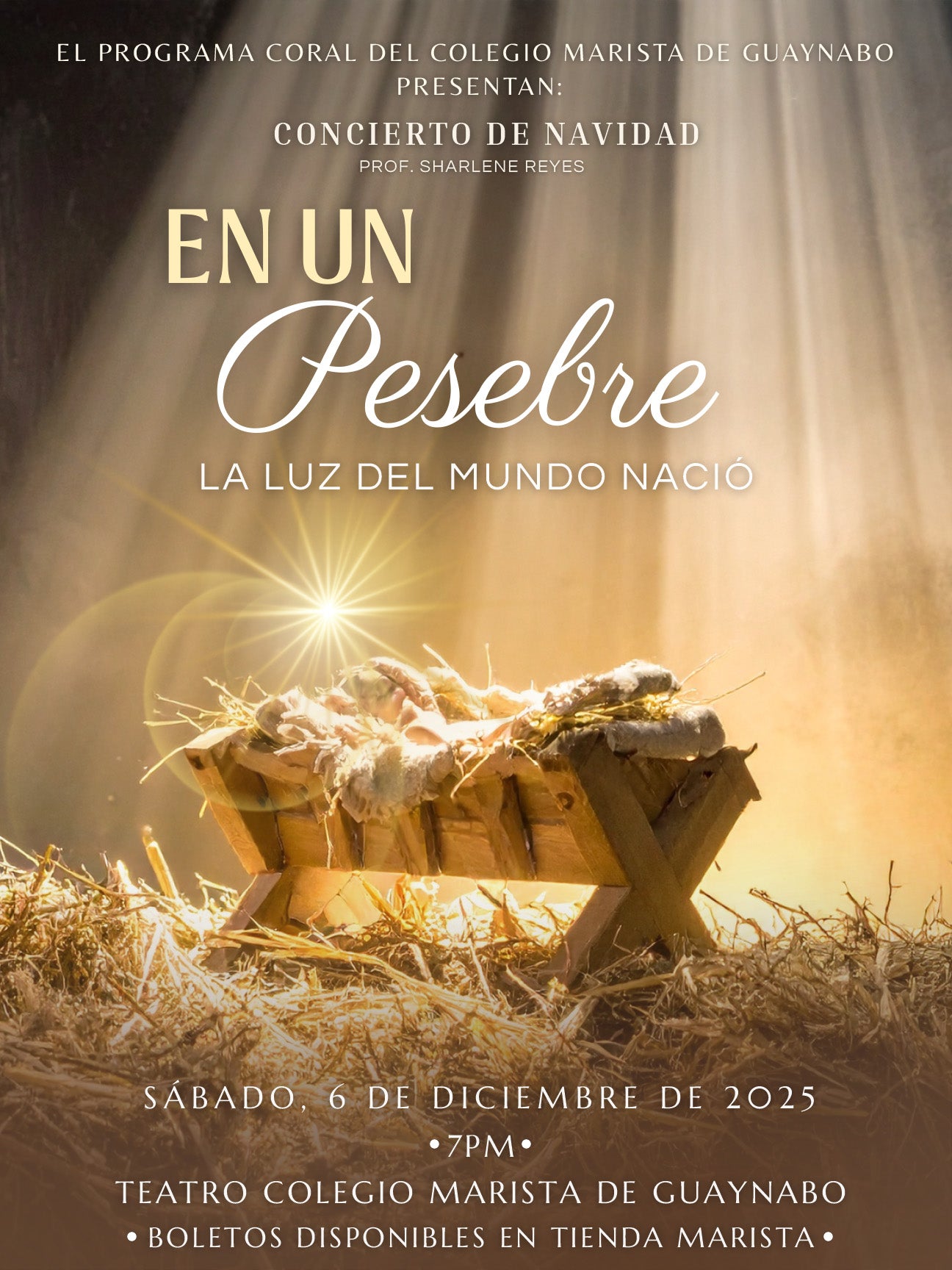 Concierto de Navidad 2025: En un Pesebre – La luz del mundo nació
