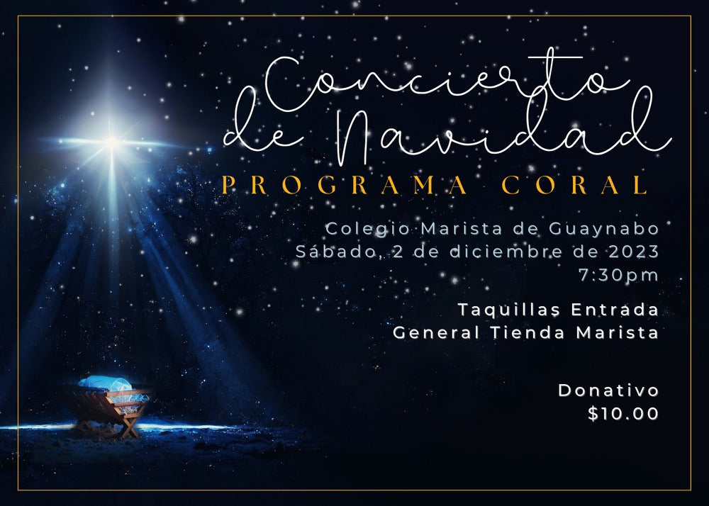 Concierto de Navidad 2023 @ Teatro Colegio Marista Guaynabo