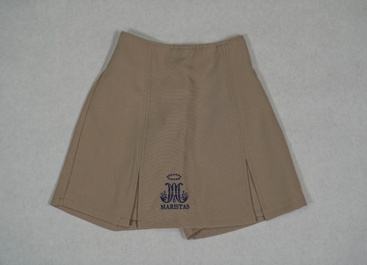 FALDA PANTALON CREMA CON EMBLEMA PARA ELEMENTAL