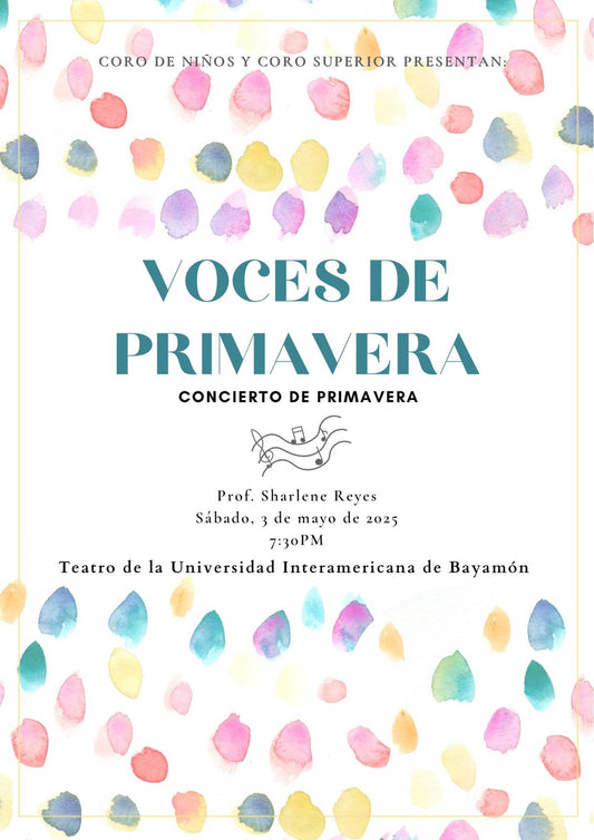 🌸 VOCES DE PRIMAVERA – Concierto de Primavera 🌸