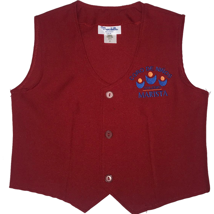 CHALECO CORO MARISTA ROJO